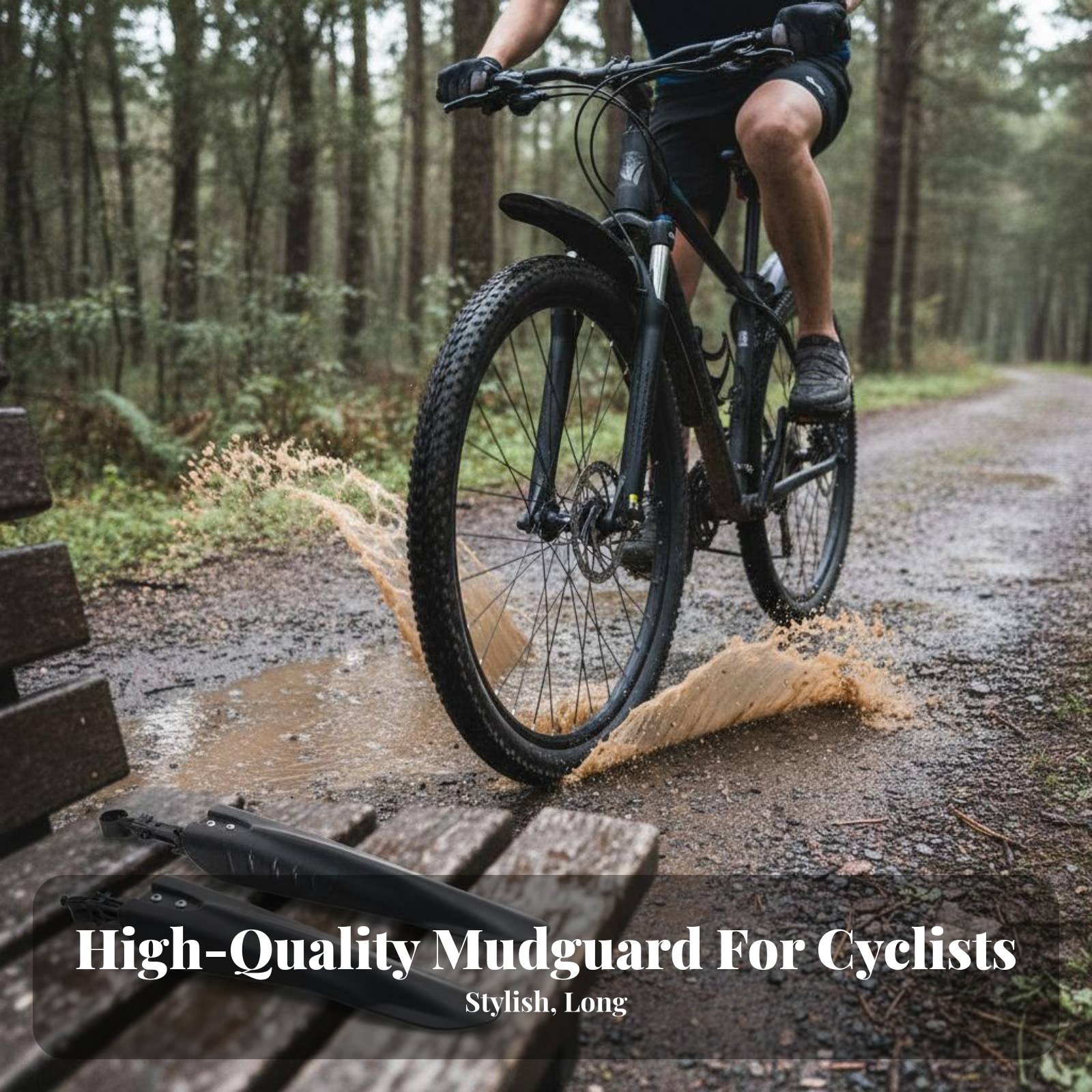 Mountain Biking Trails - 2 Pieces Mountain Bike Fenders Widen