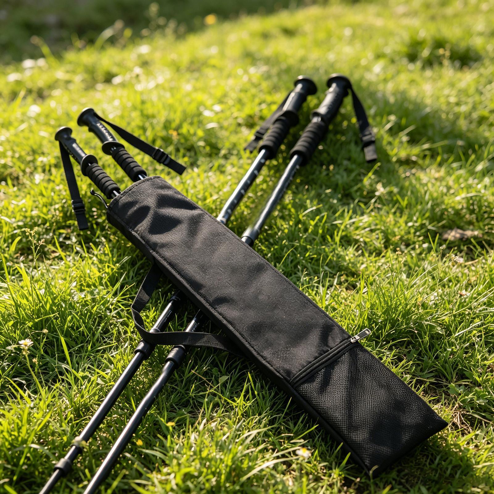 Men'S Mountain Biking Shoes - Shoulder Carry Waterproof Pole Storage Bag