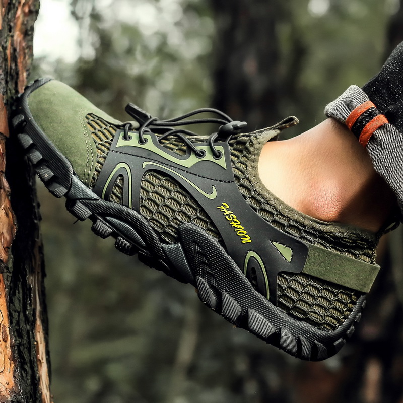 Men'S Mountain Biking Shoes - Men's Solid Color Creek Tracing Water
