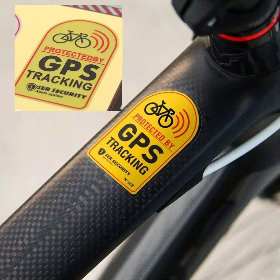 Bicycle warning stickers GPS w - đánh giá và giá Mountain Biking Quotes