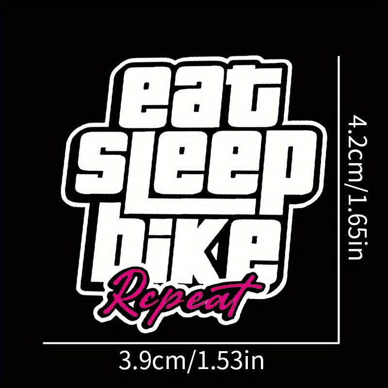 3Pcs Eat Sleep Ride Repeat Bic - đánh giá và giá Mountain Biking Quotes