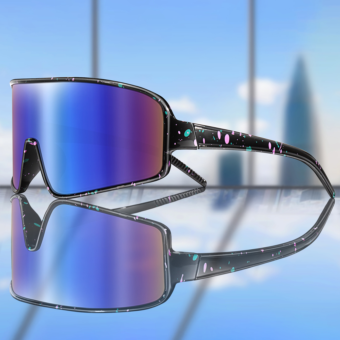 Outdoor Casual Sunglasses Larg - đánh giá và giá Mountain Biking Goggles