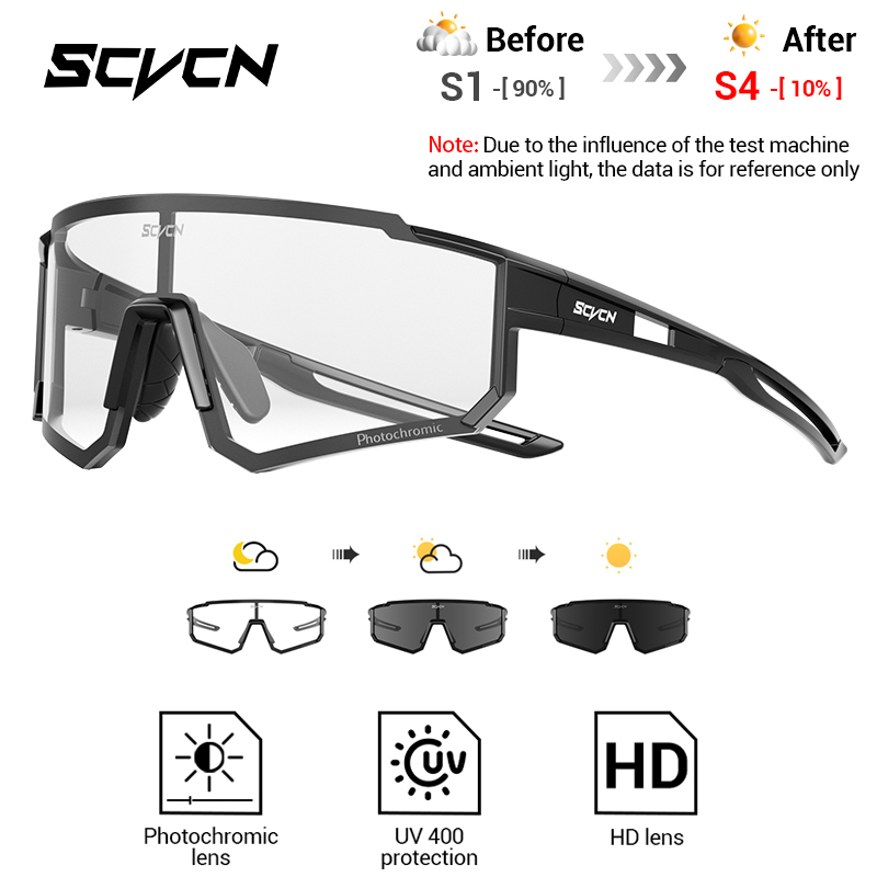 SCVCN New Outdoor Photochromic - đánh giá và giá Mountain Biking Goggles